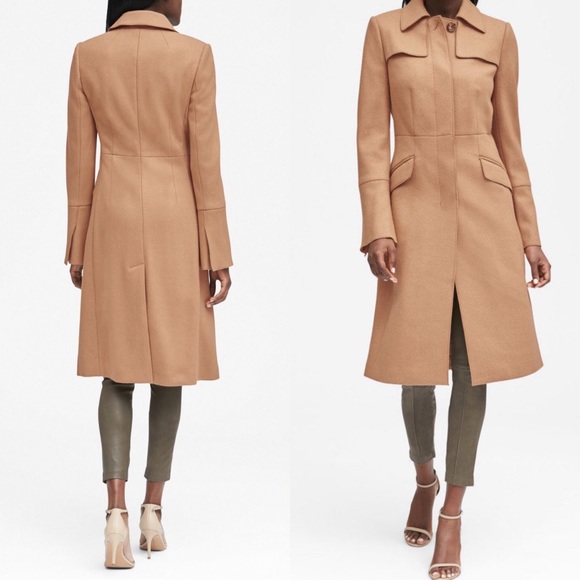 Banana Republic Jackets & Blazers - NWOT || BANANA REPUBLIC italian wool camel coat